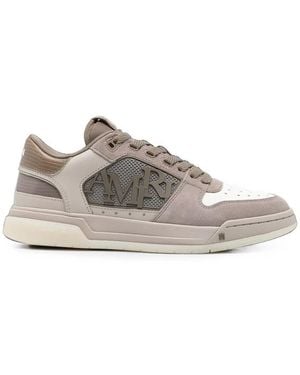 Amiri Color Block Paneled Sneakers - Gray
