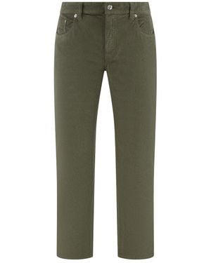 Department 5 Straight Corduroy Pants - Green
