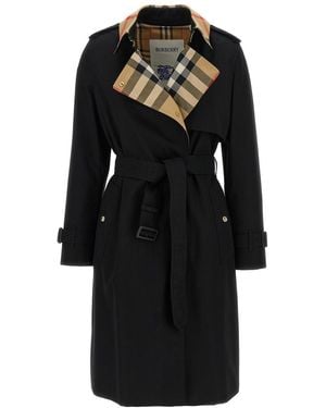 Burberry Sandridge Trench Coat - Black