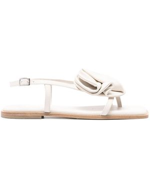 Vic Matié Slip On Sandals - White