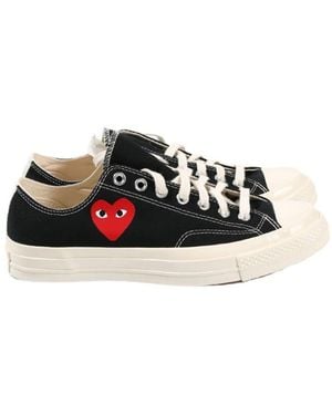 COMME DES GARÇONS PLAY X Converse Large Peeping Heart Chuck Taylor 70 Sneakers - Multicolor