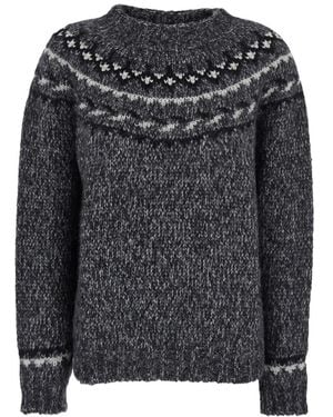 P.A.R.O.S.H. Knitted Sweater - Black