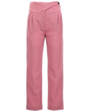 Blazé Milano 'Cool & Easy' Trousers - Pink