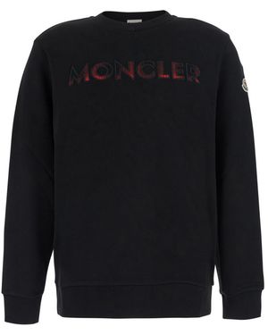 Moncler Crew Neck Sweatshirt - Black