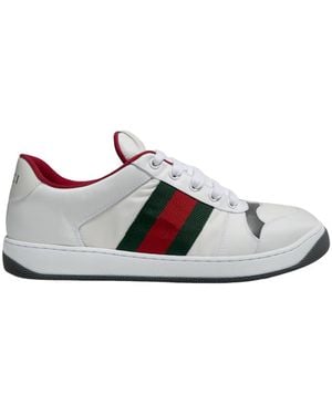 Gucci Stripes Collection Sneakers - White