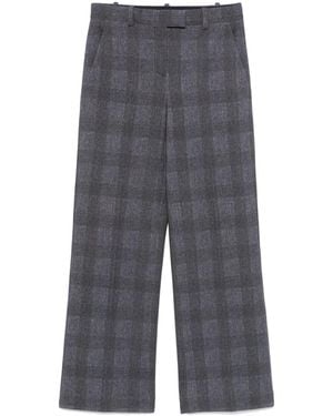 Circolo 1901 Checked Pants - Gray