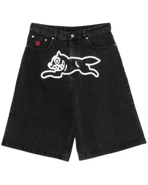ICECREAM Relaxed Logo Shorts - Black