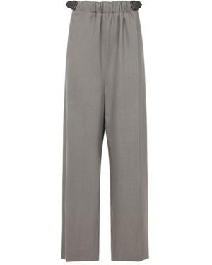 Loewe Relaxed Elasticated Pants - Gray