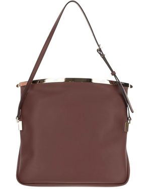 Tod's Flap Foldable Shoulder Bag - Purple