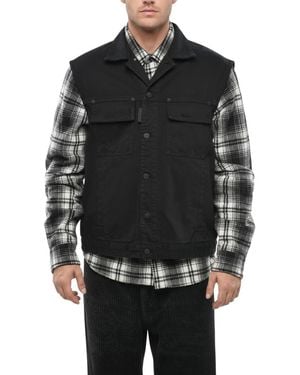 DSquared² Slim Sleeveless Jacket - Black