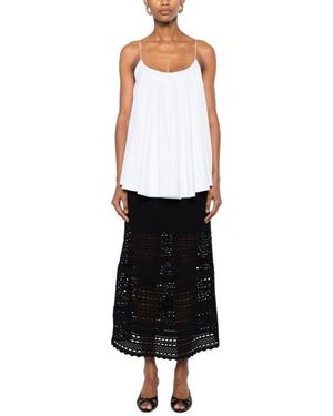 Jacquemus Scoop Neck Top - White