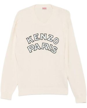 KENZO Crew Neck Sweater - White
