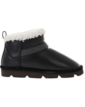 Brunello Cucinelli Slip-On Boots - Black