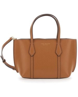 Tory Burch Perry Top Zip Mini Tote - Brown