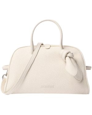 Jacquemus Light Ivory Turismo Small Duffle Bag - Natural