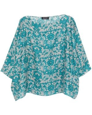 Gianluca Capannolo Loose Floral Shirt - Blue