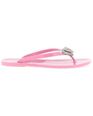 Mach & Mach Slip On Flats - Pink