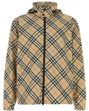 Burberry Multi Color Check Jacket - Multicolor