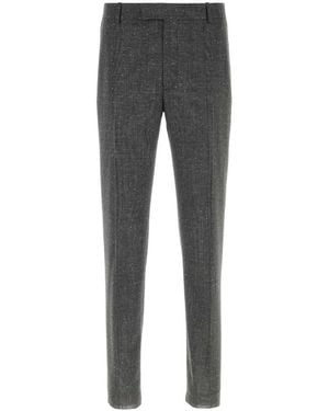 McQueen Flat Front Pants - Gray