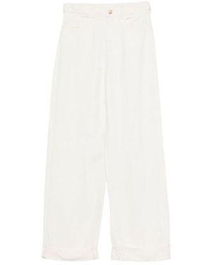 Emporio Armani Wide Leg Jeans - White