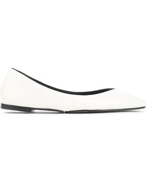 Jacquemus Slip On Ballet Flats - White