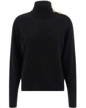 Balmain Wool Sweater - Black