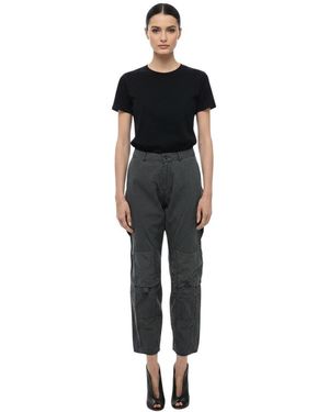 John Elliott Relaxed Cargos Trousers - Black