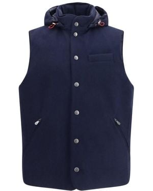 Brunello Cucinelli Sleeveless Jacket - Blue