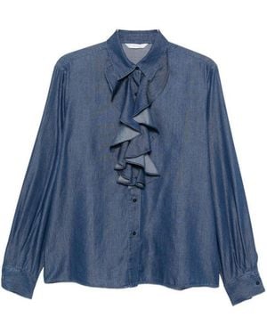 Xacus Regular Solid Shirt - Blue