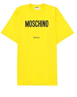 Moschino Crew Neck T-Shirt - Yellow