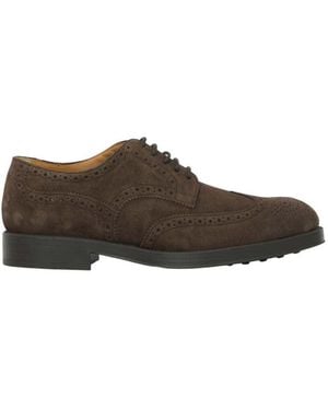 Tod's Perforated Classic Lace Ups Shoes - Brown