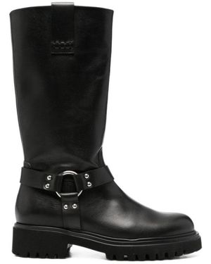 Guglielmo Rotta Solid Webster Boots - Black