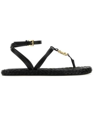 Givenchy Leather 4G Liquid Sandals - White