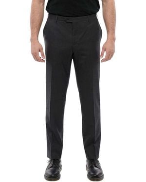 Corneliani Charcoal Tailored Trousers - Black