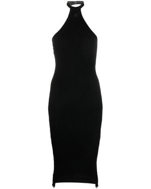 Courreges Sleeveless Long Dress - Black