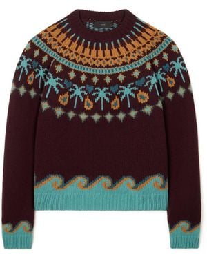 Alanui Crew Neck Sweater - Red