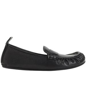 Acne Studios Leather Loafers - Black