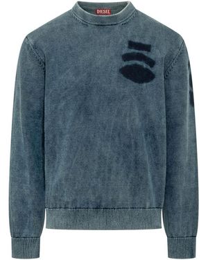 DIESEL Crew Neck Sweater - Blue