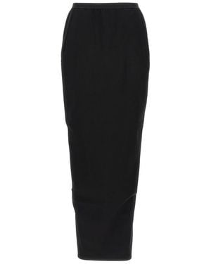 Rick Owens 'Soft Pillar Long' Skirt - Black
