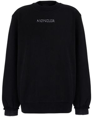 Moncler Crew Neck Sweatshirt - Black