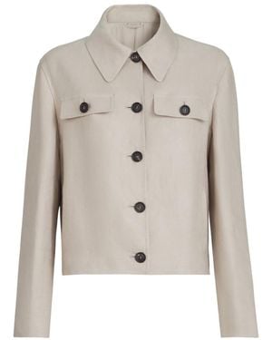 Brunello Cucinelli Linen Jacket - Natural