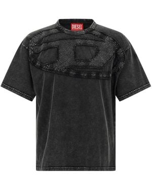 DIESEL Short Sleeves T-Shirt - Black
