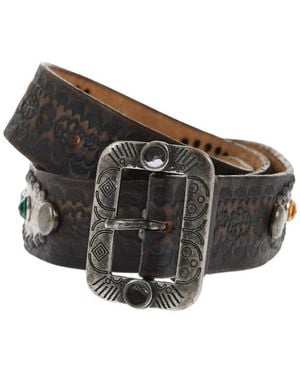 DSquared² Embellished Casual Belt - Black