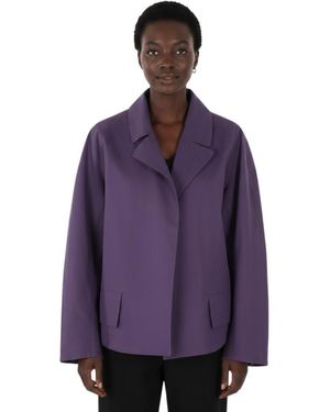Maison Margiela Notched Lapel Jacket - Purple