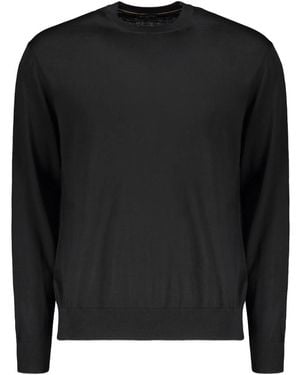 Paul & Shark Solid Crew Neck Sweater - Black