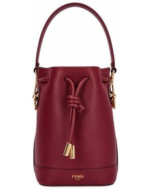 Fendi Mon Tresor Bucket Bag - Red