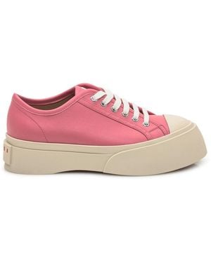 Marni Elegant Leather Sneakers - Pink
