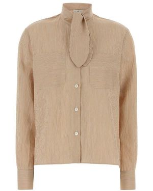PT Torino Boxy Stripes Shirt - Natural