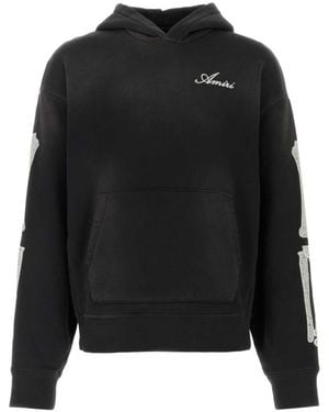 Amiri Embroidery Logo Hoodie - Black