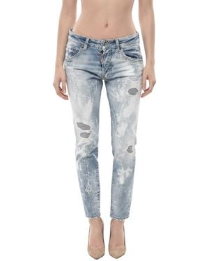DSquared² Skinny Low Rise Jeans - Blue